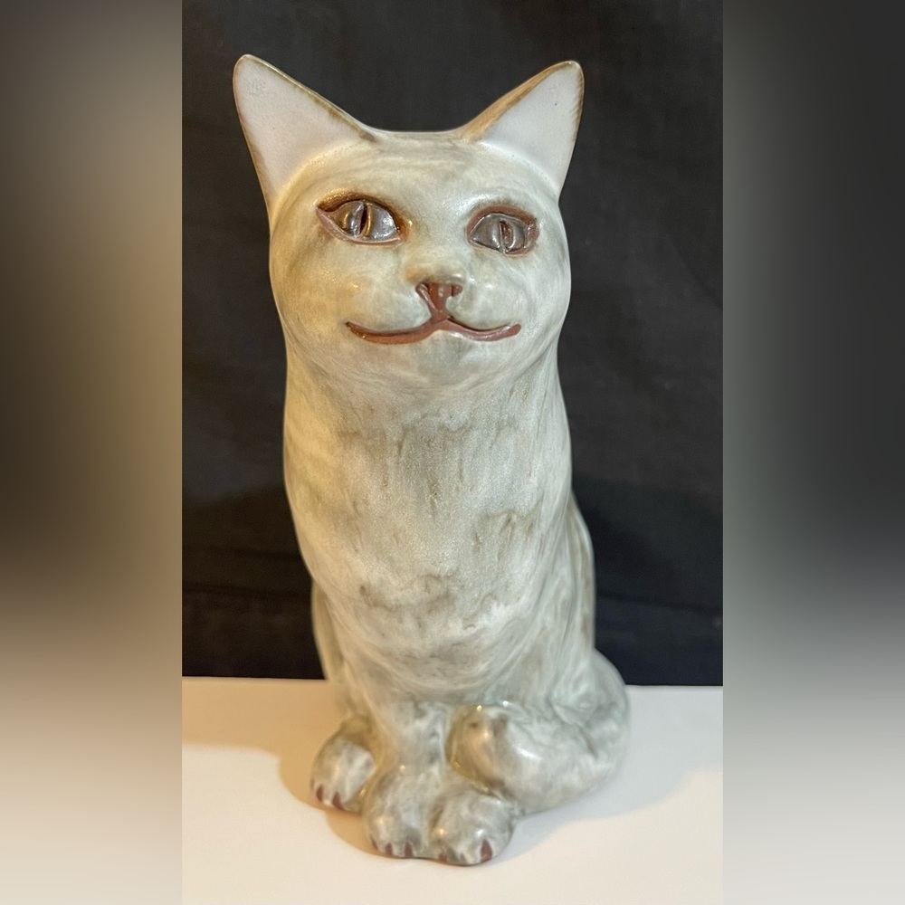 Andersen Designs Studios Pottery Cat Statue Figure